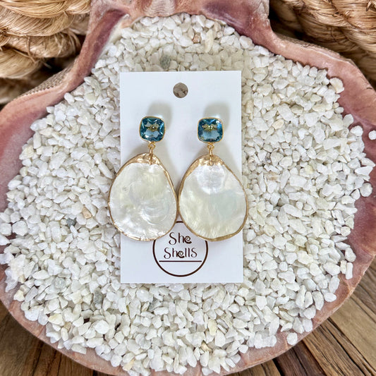 Gemstone Oyster - Light Blue